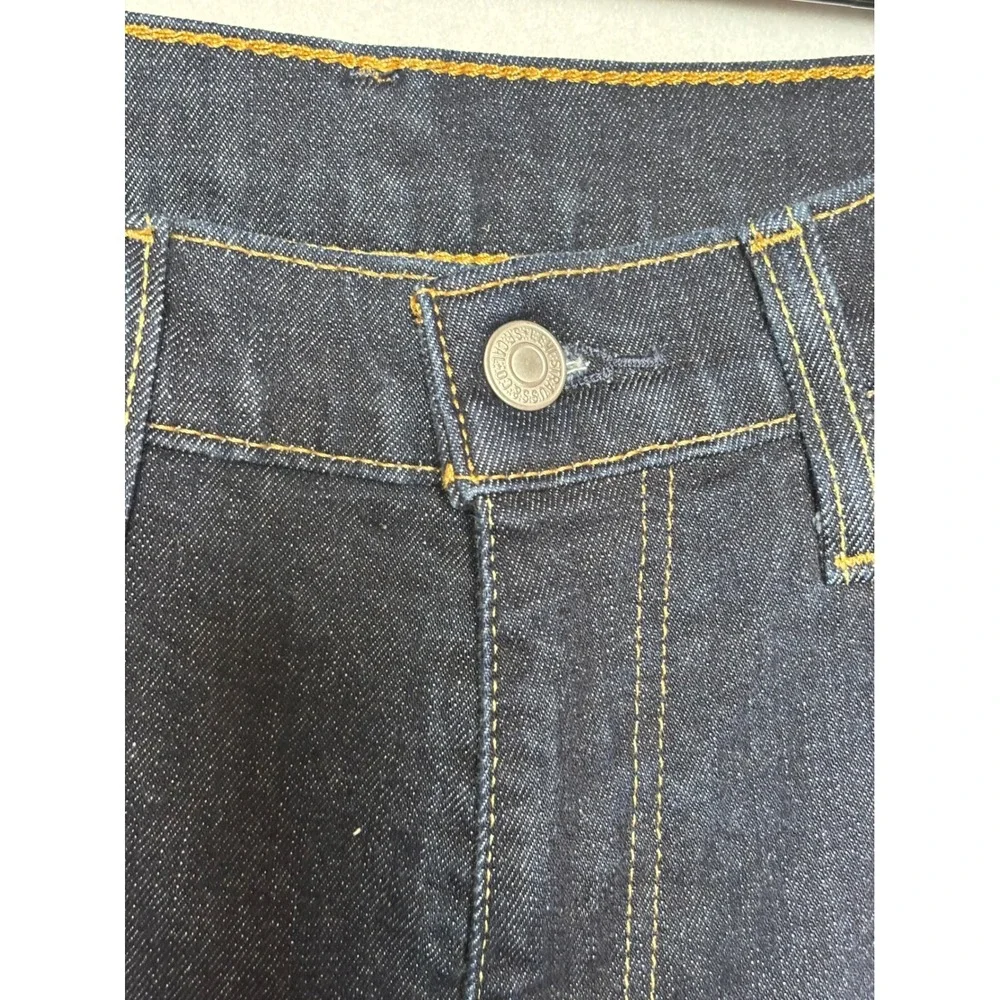 Levis 541 Athletic Taper Jeans Mens 34x34 Dark Indigo Blue Denim 18181-0423